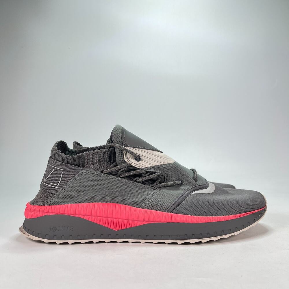 Puma Tsugi Blaze Staple Grey Pink Walking Sneakers Shoes 364996-02 Men's Size 13